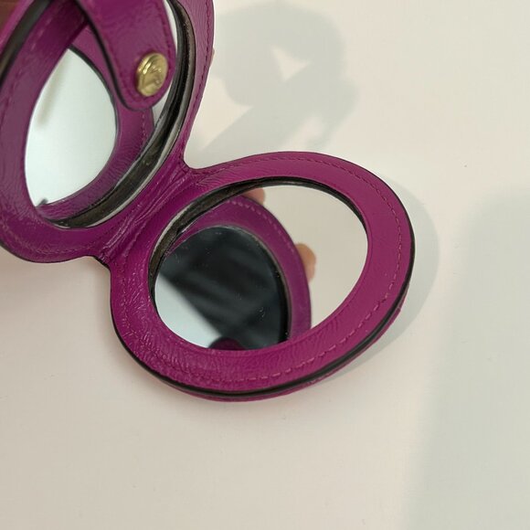Coach small make up mirror . OD 3 1/2" - Picture 2 of 4